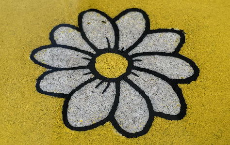 concrete flower